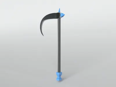 Lowpoly Sickle 002 Free low-poly 3D model