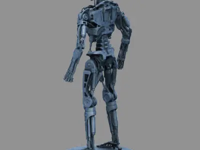 T-800 Terminator High Detal 3D print model