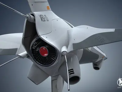 VEG-03 Spaceship Free 3D model
