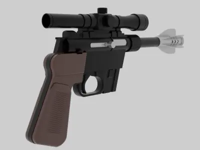 DL-21 B star wars gun 3D model