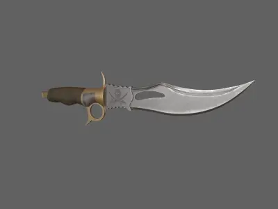Combat Knife  Low-poly 3D model