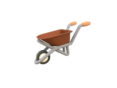 Farming Wheelbarrow 3D model