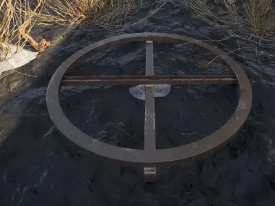 US WW2 M1 Anti-Tank Mine 3D model
