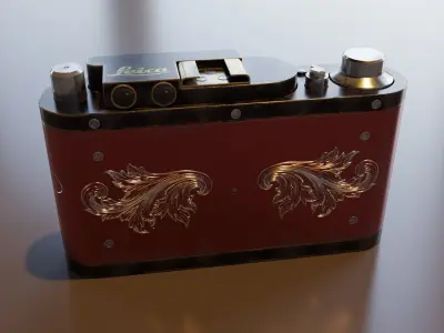 Vintage Leica Camera 3D model