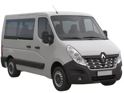 Renault Master 2015 Minivan L1H1 3D model