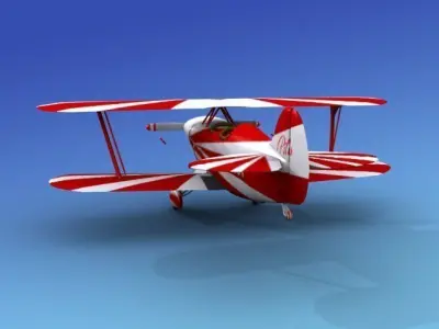 Pitts Special 3D model 2