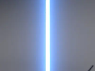 Lightsaber - Custom design Low-poly 3D model