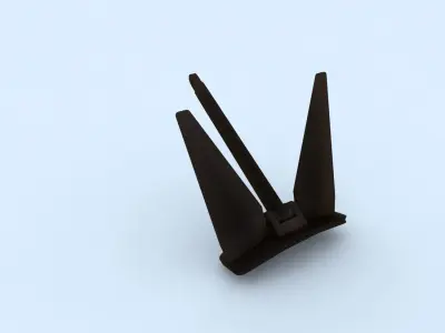 Anchor sword 3D model