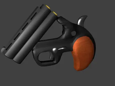 Palm pistol  3D model