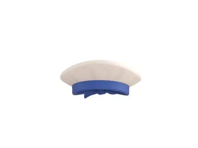 Marine Hat 3D model