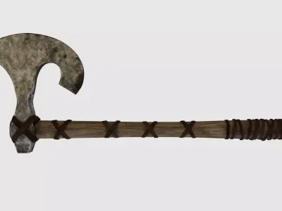 Viking AXE 3D model 4