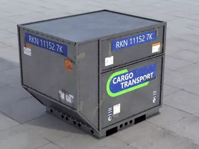 Airport Cargo Container 3D model