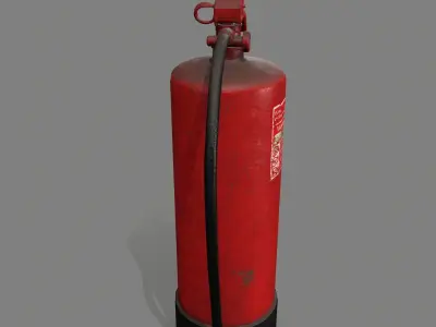 fire extinguisher Low-poly 3D model 39