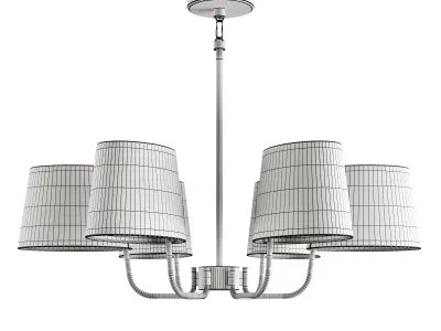 Martineau Round Chandelier 36 3D model