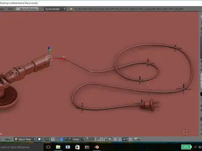 Sander  tool  Electric 3D model