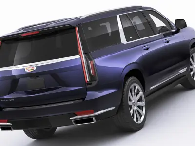 Cadillac Escalade ESV 2021 3D model purchase