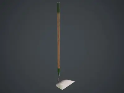 Hoe 3B Low-poly 3D model