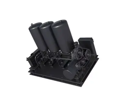 Industrial Sci Fi Engine - science fiction Engine - engine  3D print model buy