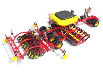Seed Planter Machine 3D model
