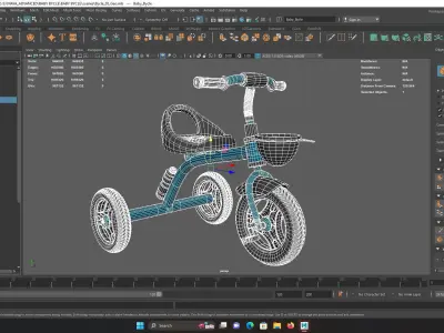 BABAY BICYCLE 3D MODEL Free 3D model