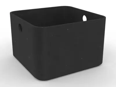 H2000408 BOX BLACK 3D model