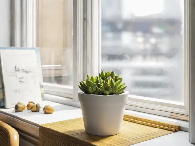  Baby Agave Plant Succulent Potted Plant Model 