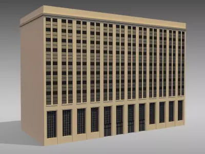 Commercial Building 007 3D model