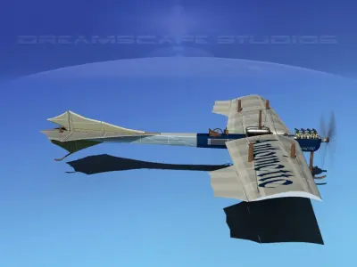 Antoinette Monoplane V04 3D model