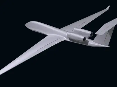 CH-6 UCAV 3D model