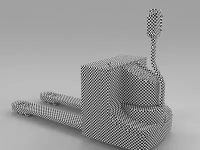 Pallet truck electric 2 3D model