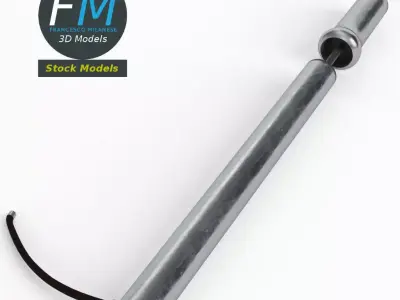 Bicycle pump 3D model