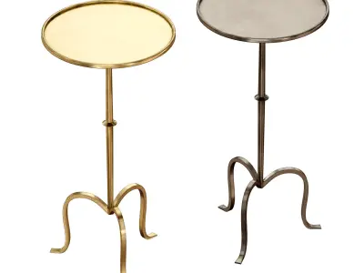 Hand-Forged Martini Table By Visual Comfort 3D model