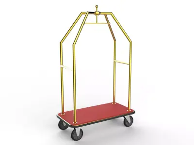 Hotel Trolley 06 3D model