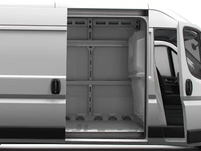 RAM Promaster Van L4H2 HQ Interior 2023 3D model