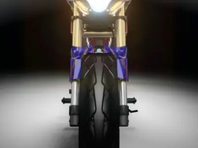 Concept Bike S1 Chopper 3D model