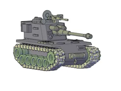 HOWITZER TANK 3D print model