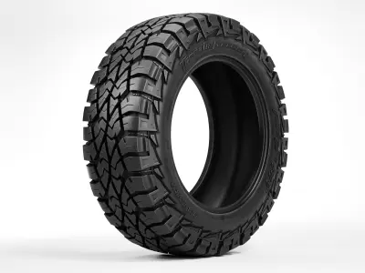 AMT Terrain Attack RT Offroad Tire 3D model