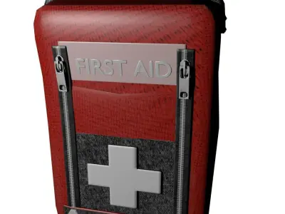 Aid bix model game 3D Low-poly 3D model