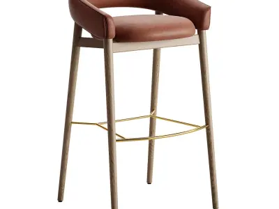 Dino Bar Stool 3D model