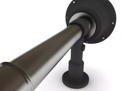 Vehicle Air Horn Low-poly 3D model