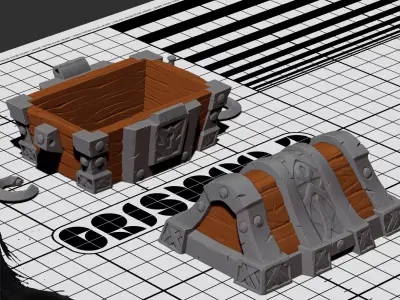 World of warcraft classic chest 3D print model