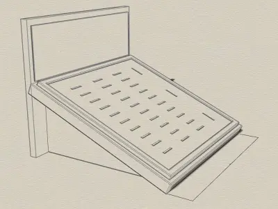  ring holder stand 3D model