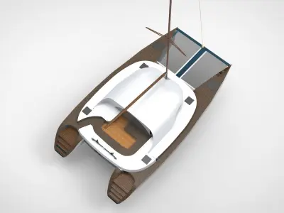 Lagoon Catamaran 3D model