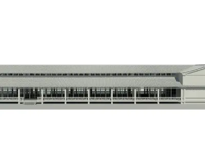 Japanese pavilion 3D model