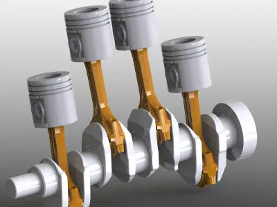 liner engine  Free 3D model