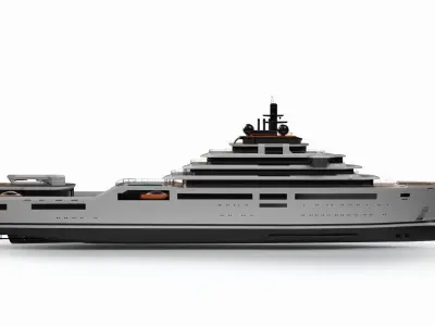 Willie Explorer Research Vessel 3D model