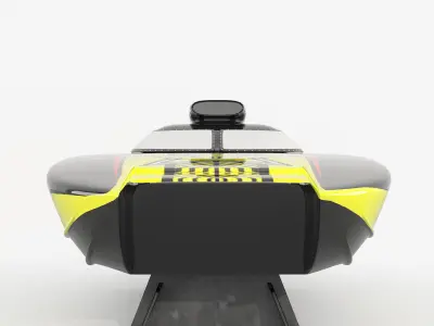 Rockstar Catamaran Gas with remote control pad 3D model