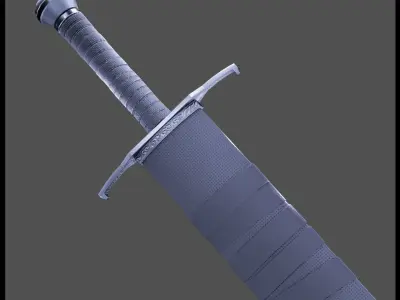 General Sword Low-poly 3D model