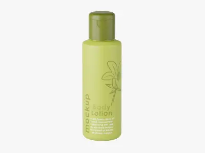 Body Lotion Bottle 2 3D model