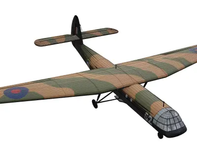 Airspeed Horsa Low-poly 3D model